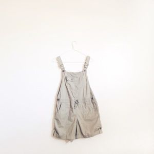 Khaki Green Short Overalls